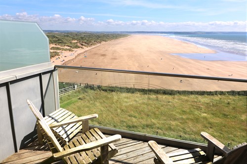 Saunton Holiday Cottages Ocean Point Balcony View