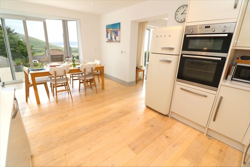 Woolacombe Holiday Cottages Long Beach House Kitchen To Dining