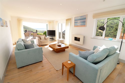 Woolacombe Holiday Cottages Long Beach House Living Room 4