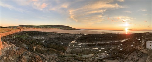 Pano Winter Sunset