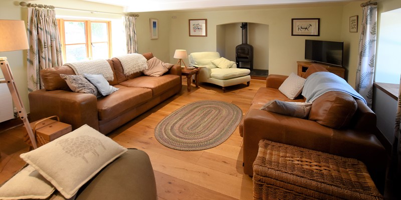 The Long Cottage Nethercott Holiday Cottage Living Room